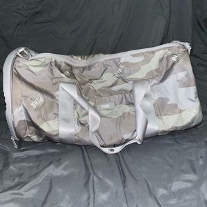 Pink workout duffel bag